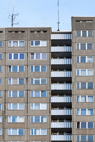 Foto DDR - Plattenbau