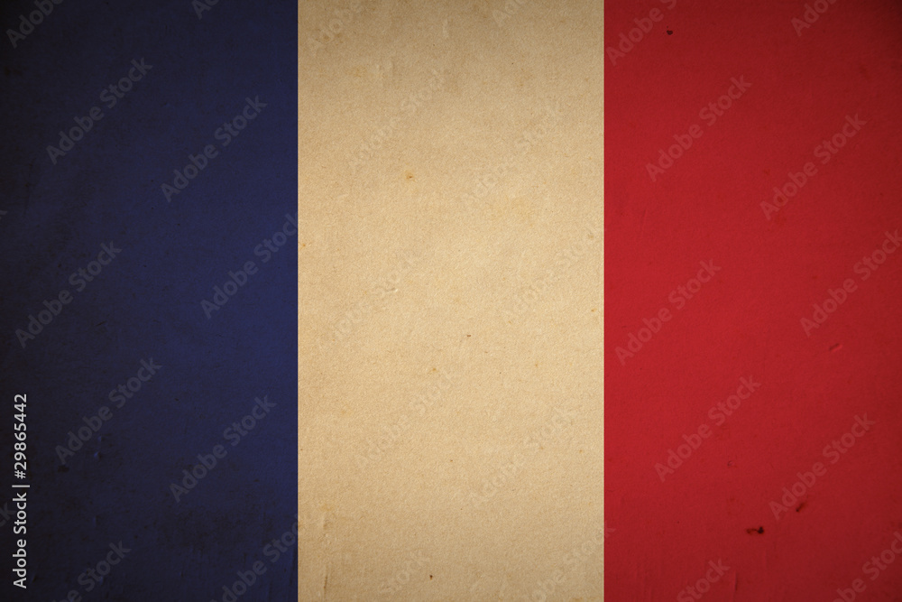 Grunge French Flag Grunge French Flag