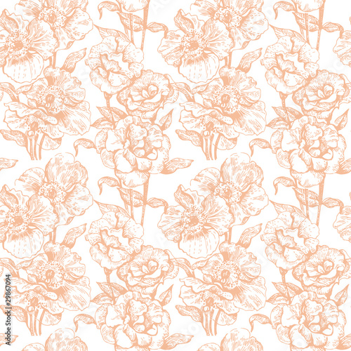Seamless floral pattern © pim