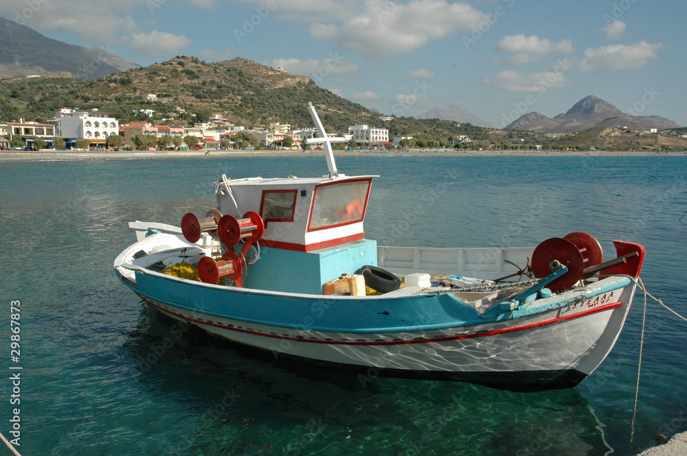 Fischerboot bei Plakias