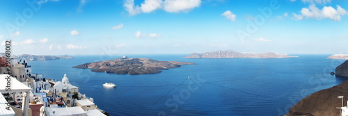 santorini panoramic view
