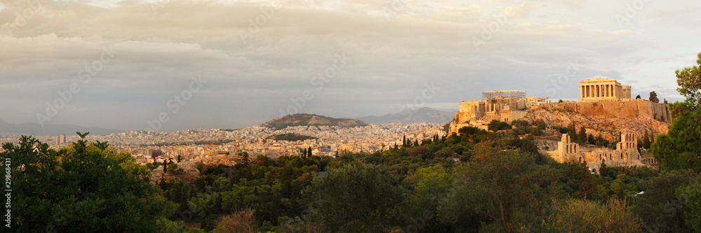 Fototapeta premium acropolis panoramic view