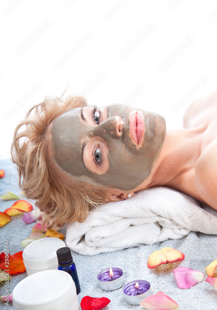 Fotografie Spa  treatment with mud mask