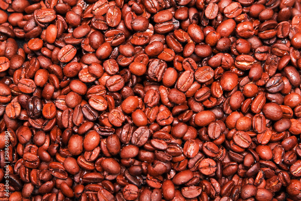 Background of coffee beans Background of coffee beans
