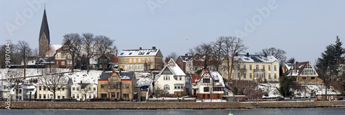 Panorama von Eckernförde, Schleswig-Holstein, Deutschland photo