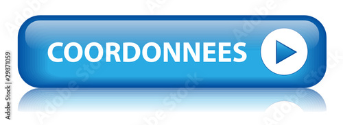 Bouton Web "COORDONNEES" (contact service clients communication)