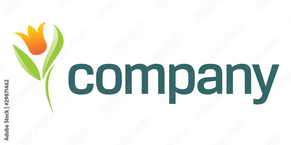 Tulip flower logo – Spa salon