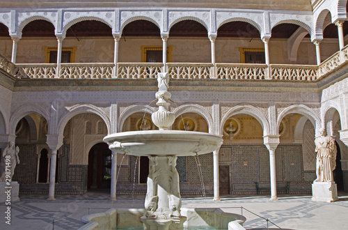 Courtyard with fountain of Casa de Pilatos