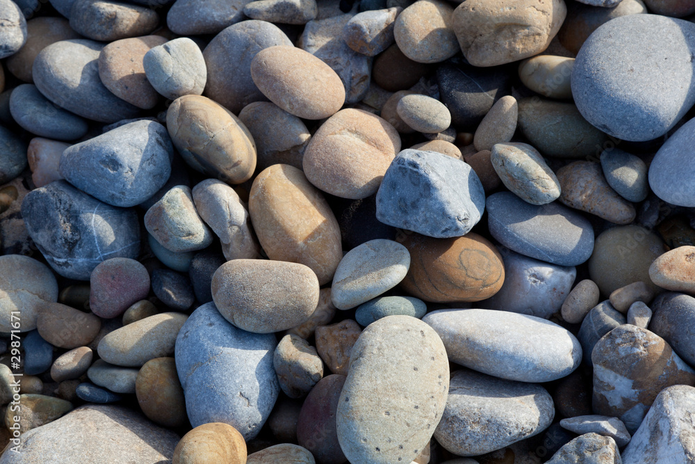 Piedras en la playa, Pechon, Cantabria, España Piedras en la playa, Pechon, Cantabria, España