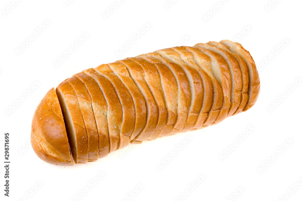 Sliced baguette