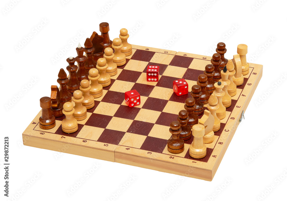 The chess and dice The chess and dice