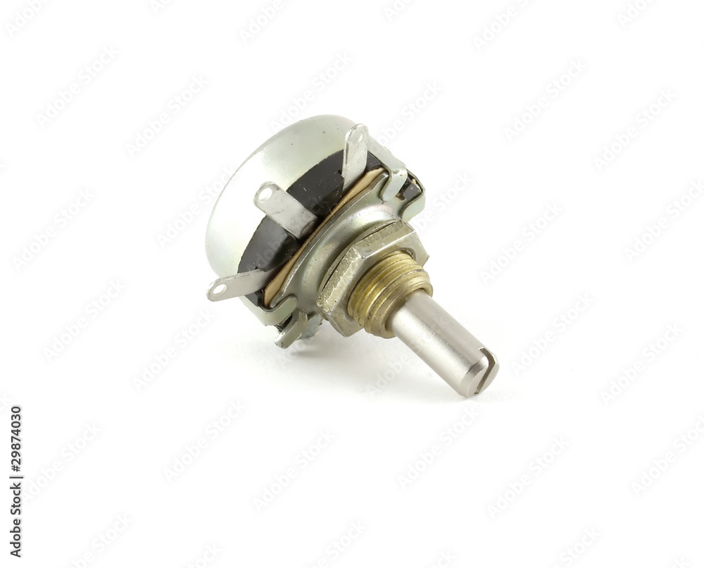 Electronic components - variable resistor Electronic components - variable resistor