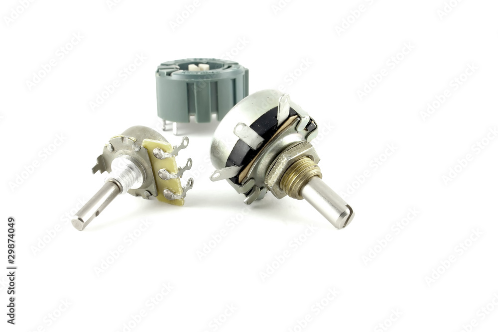 Electronic components - variable resistors Electronic components - variable resistors