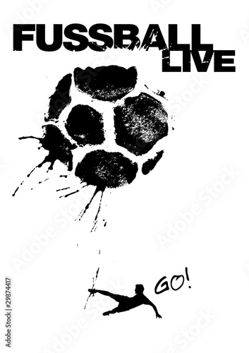 fussball vector splash