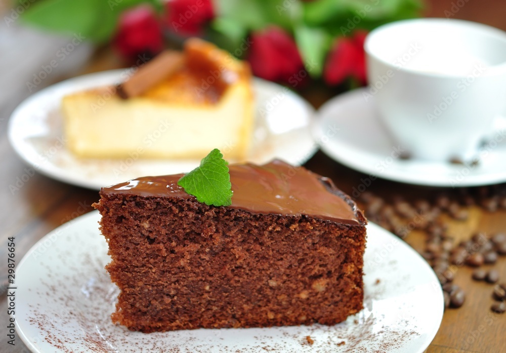 Schokokuchen,Käsekuchen Schokokuchen,Käsekuchen