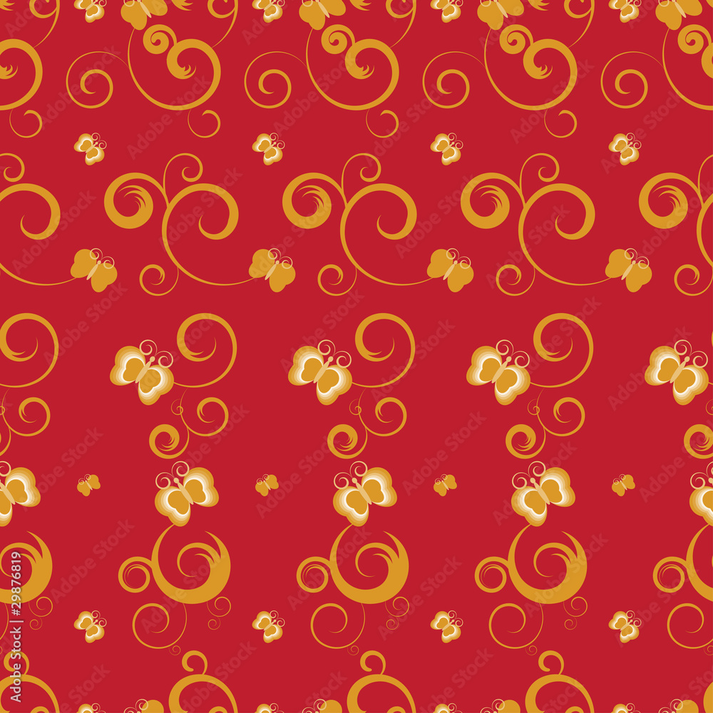 Seamless butterfly background Seamless butterfly background