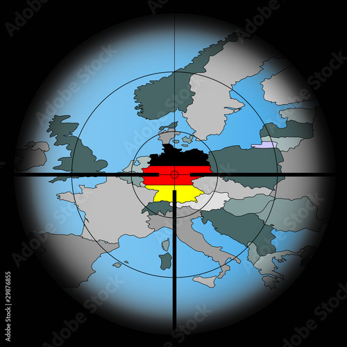 Zielscheibe-Deutschland