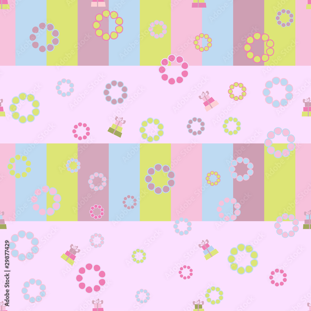 Seamless pattern with gifts Seamless pattern with gifts