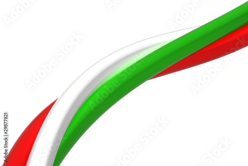 Tricolore astratto italiano