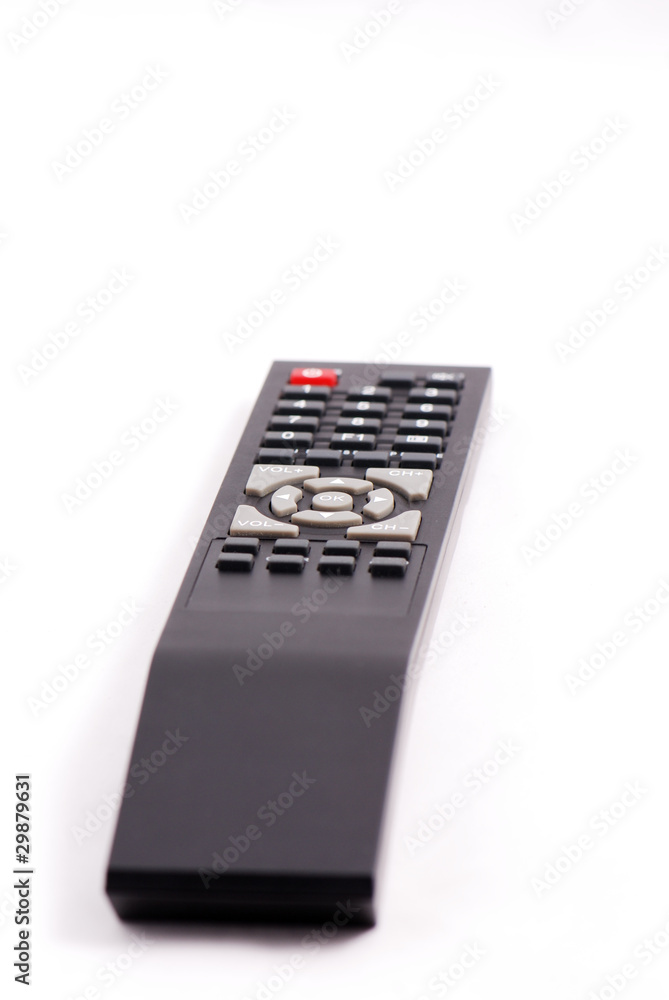 remote control for media center. Isolated on white background remote control for media center. Isolated on white background