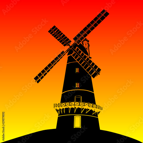 windmill vector