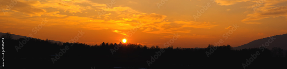 Obraz premium Sunset Panorama