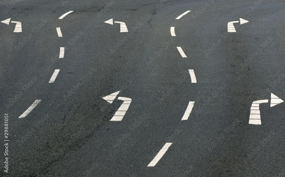 Fahrbahnen im Stadtverkehr