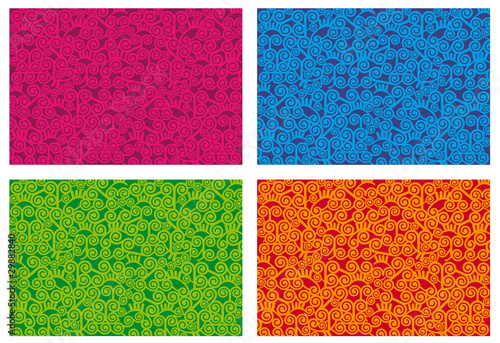 estampado espiral colores