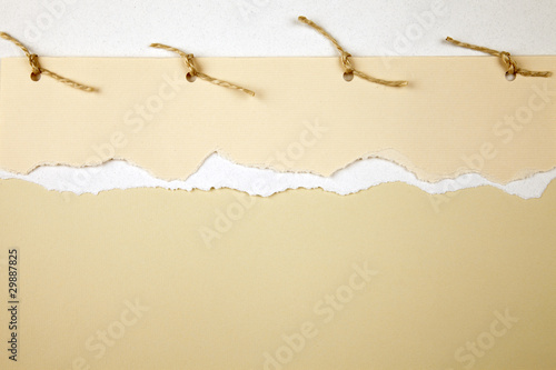Ripped paper