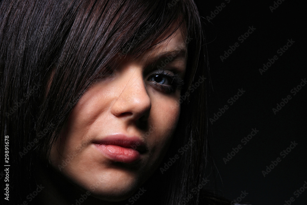 Attractive young fashion model Attractive young fashion model