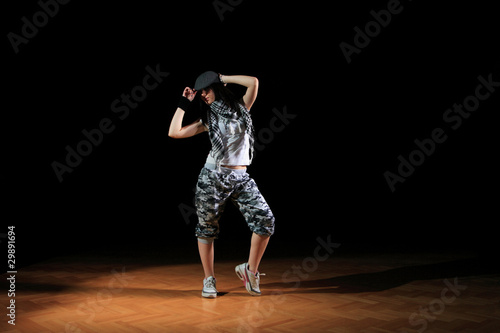 hip hop girl in dance