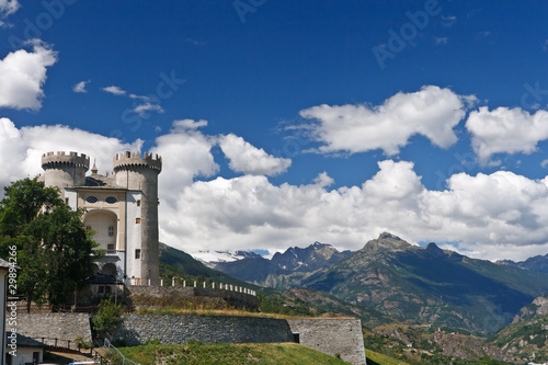 Aymavilles, Aosta valley, Italy