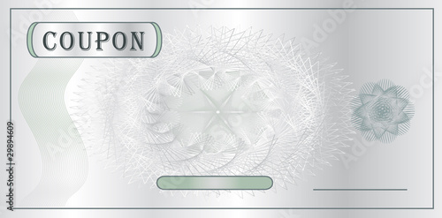 Coupon White silver