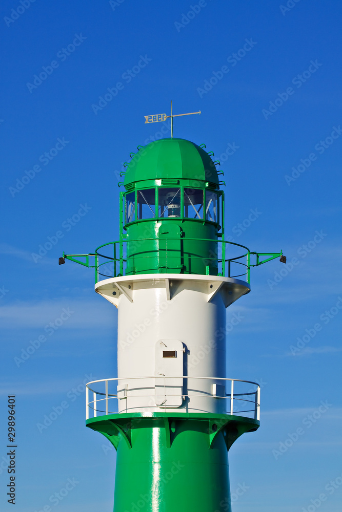 Der Molenturm der Westmole in Warnemünde. Der Molenturm der Westmole in Warnemünde.