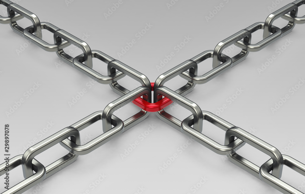 Obraz premium Kettenverbindung