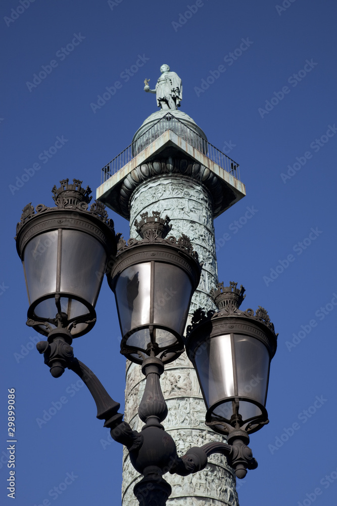 Place Vendome Square in Paris, France Place Vendome Square in Paris, France