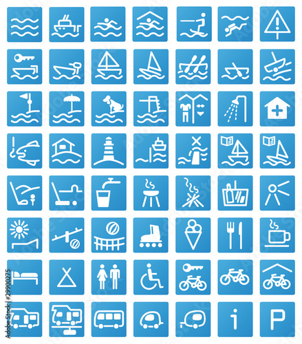 Iconset Sommer Wasser Sport See