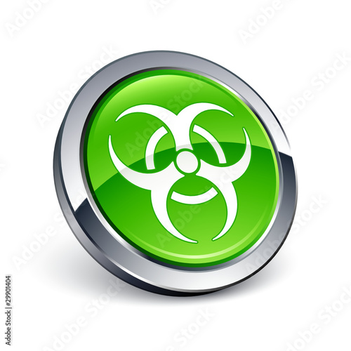 icône bouton internet biohazard