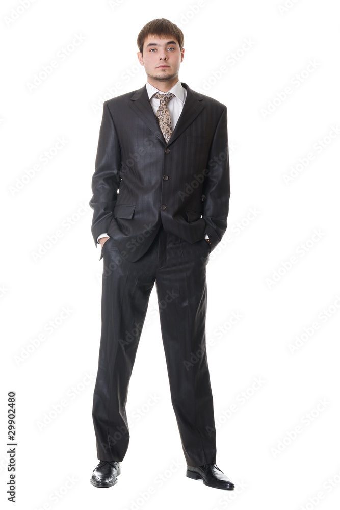 Full length portrait of a young businessman Full length portrait of a young businessman