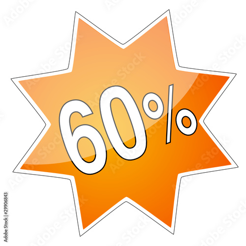 Stern 60% Button orange