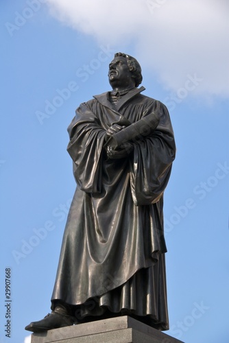 Martin Luther statue  Dresden city centre