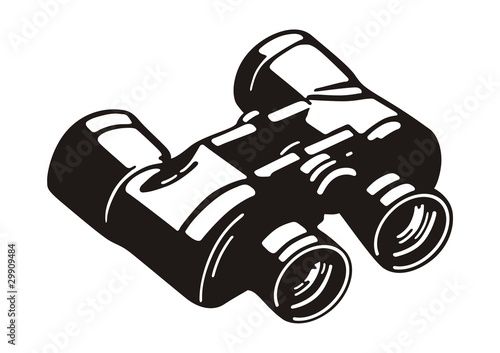 Binoculars vector