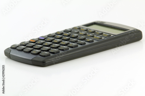Close up of mortgage calculator