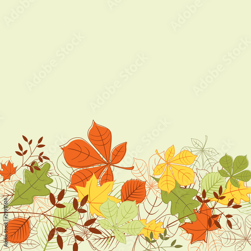 Fototapeta Naklejka Na Ścianę i Meble -  Autumn leaves background
