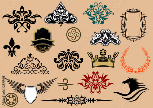 Heraldic elements