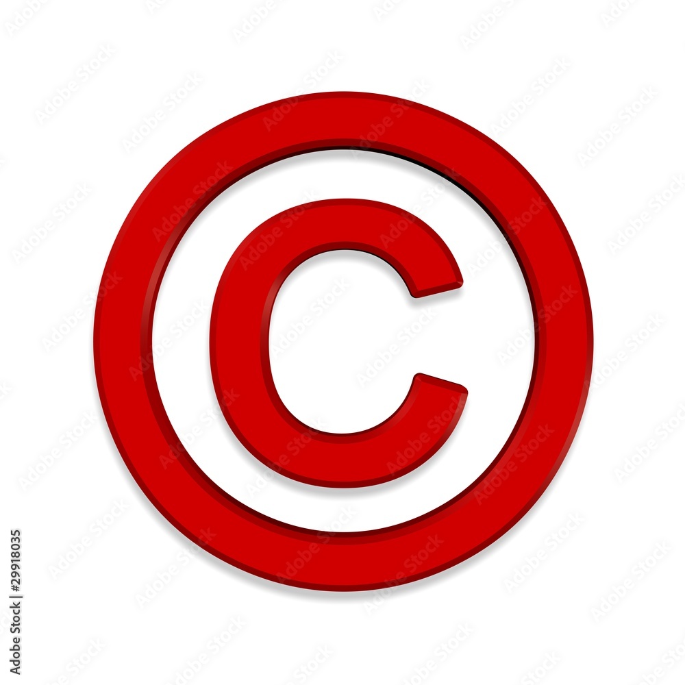 Fototapeta premium Copyright