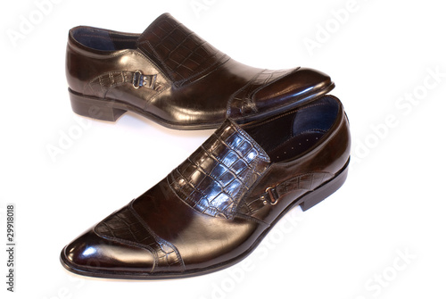 Elegant model of man's footwear