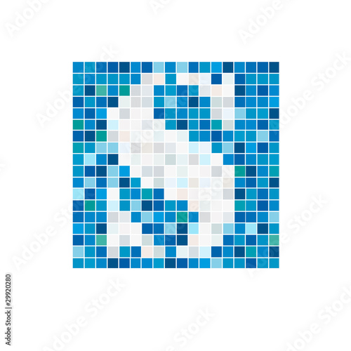 Logo letter S, spa # Vector