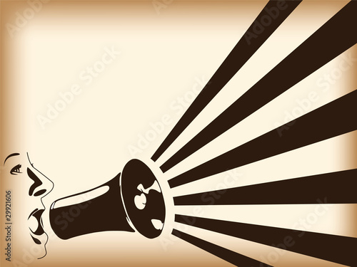 announcement concept vector