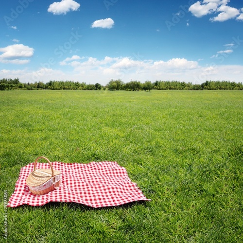 Canvastavla Outdoor picnic